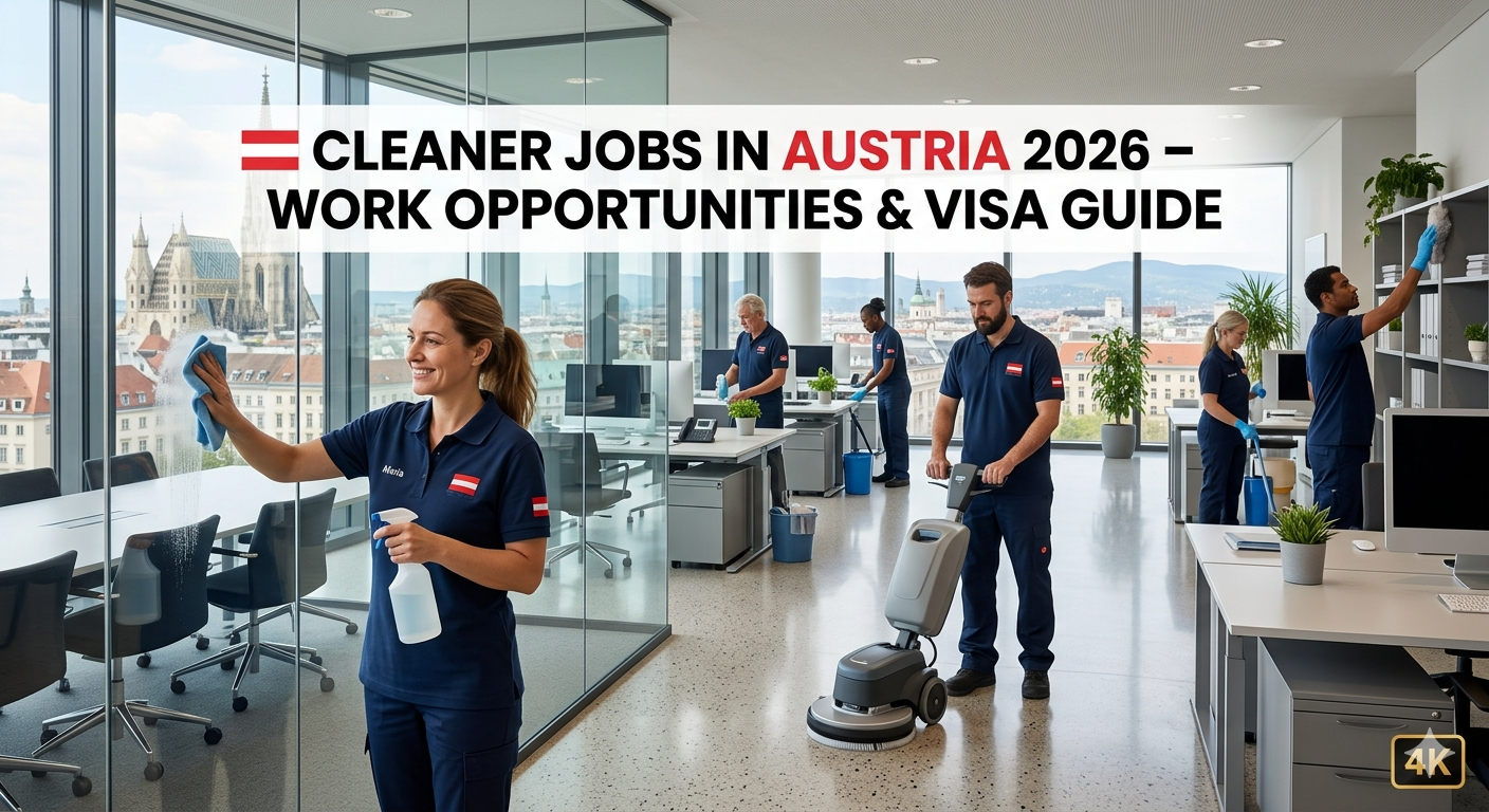 Cleaner Jobs in Austria 2026 – Work Opportunities & Visa Guide